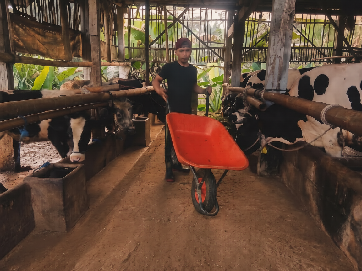 Gallery milking